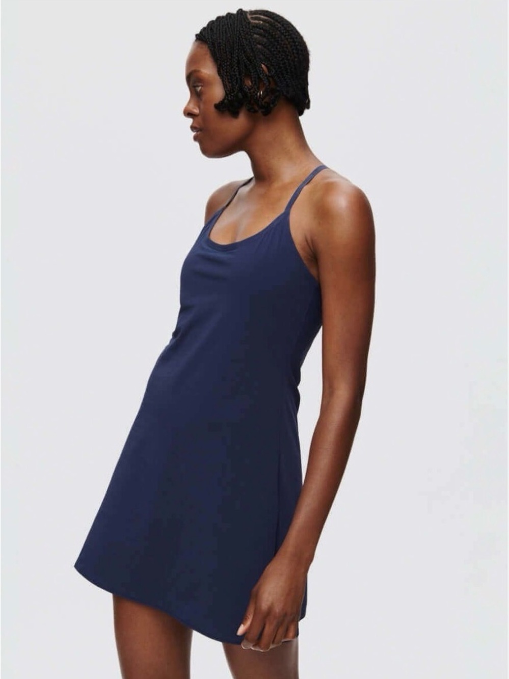 Outdoor Voices Navy The Exercise Dress